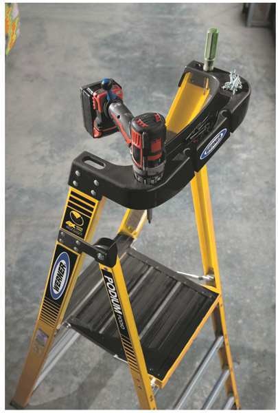 6 ft Fiberglass Podium Stepladder