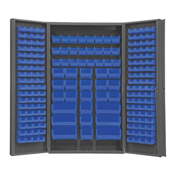 Extra-Heavy Duty Bin Cabinet, 48 in W, 84 in H, 24