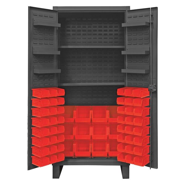 Super Duty Bin Cabinet, 36 in W, 78 in H, 24