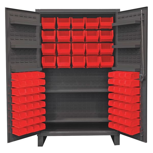 Super Duty Bin Cabinet, 48 in W, 78 in H, 24