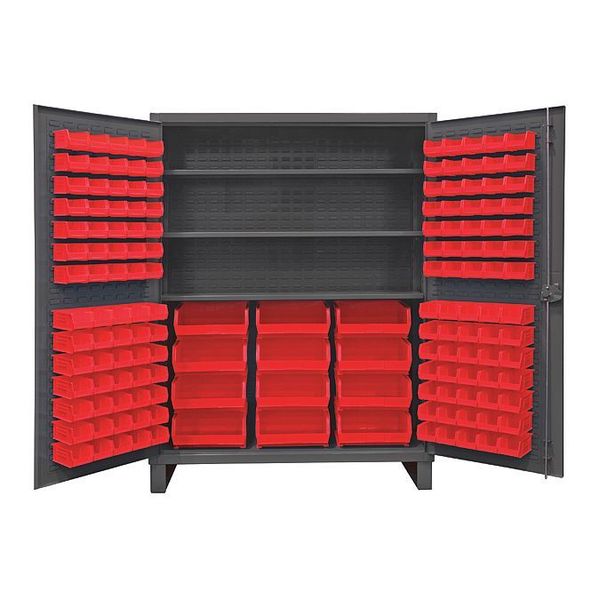 Super Duty Bin Cabinet, 60 in W, 78 in H, 24