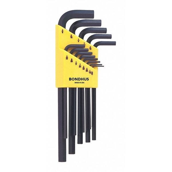 13 Piece SAE L-Shape Hex Key Set, 12137