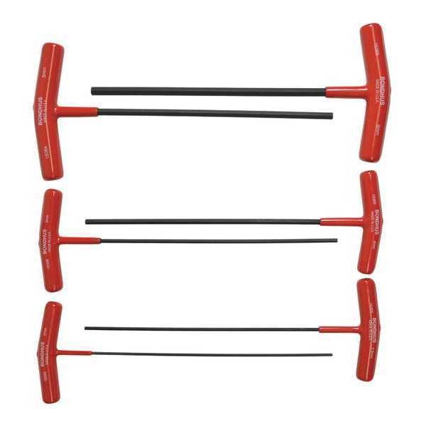 6 Piece Metric T-Shape Hex Key Set, 15348