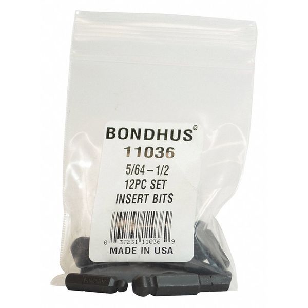 12 Piece SAE Hex Key Set, 11036