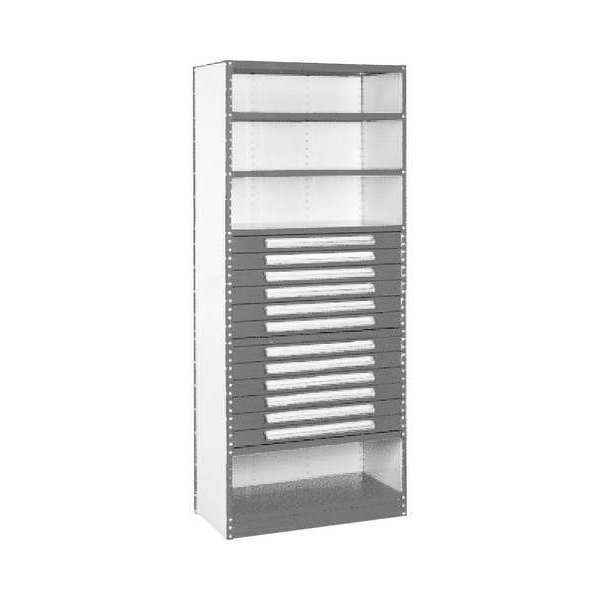 Metal Shelving Unit, 18