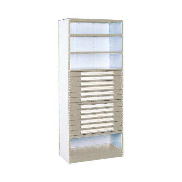 Metal Shelving Unit, 18