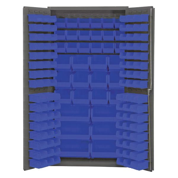 Extra-Heavy Duty Bin Cabinet, 36 in W, 72 in H, 24