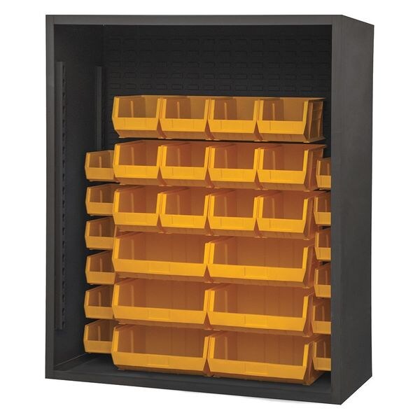 Heavy Duty Bin Cabinet, 48 in W, 60 in H, 24