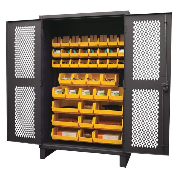Super Duty Bin Cabinet, 48 in W, 78 in H, 24