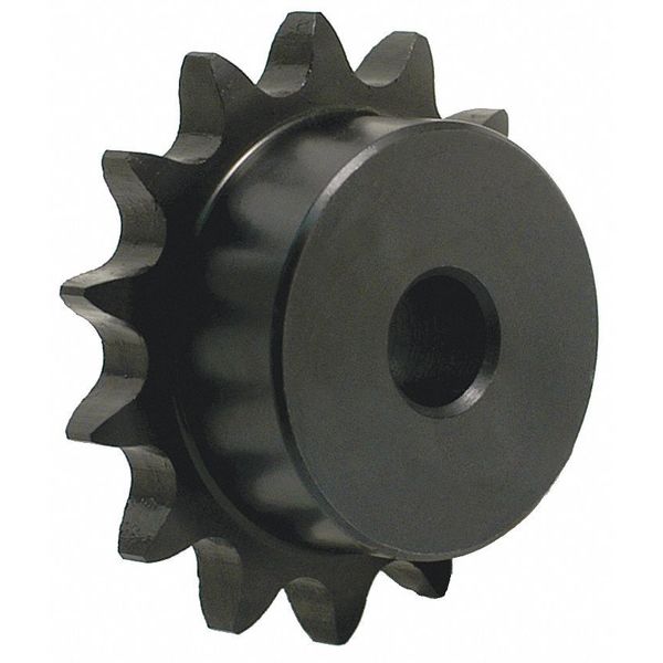 Stock Plain Bore Bore Sprocket, 40 Chain Size, 1/2 Bore Dia., 15 # of Teeth