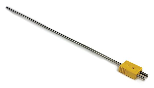 Thermocouple Probe, K, 18in, Inconel, 19 AWG