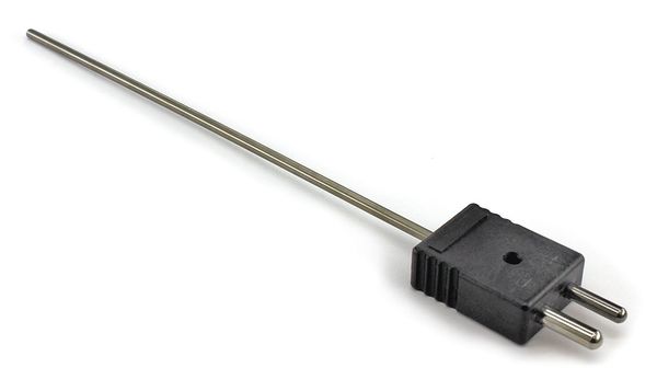Thermocouple Probe, Type J, 6in L, 22 AWG