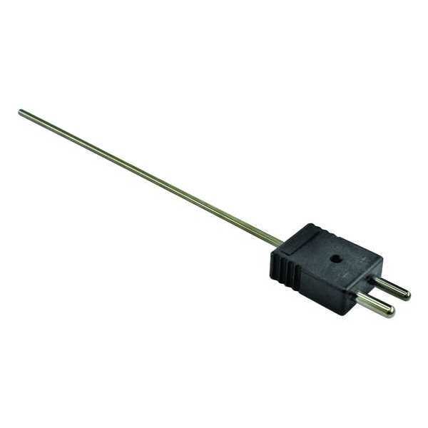 Thermocouple Probe, Type J, 6inL, SS, 22 AWG