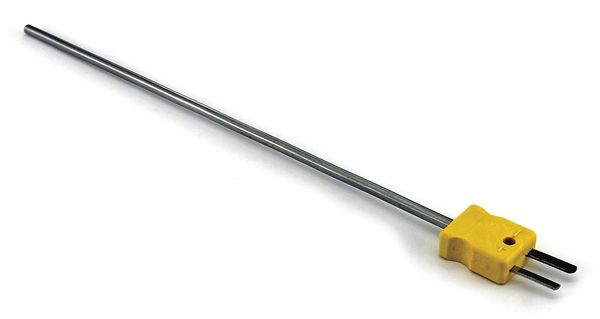 Thermocouple Probe, Type K, 6in L, 22 AWG