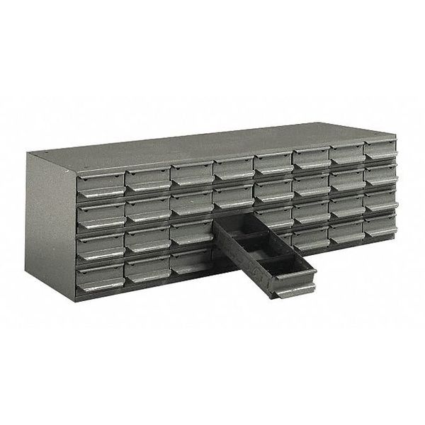 Compartment Organizer with 32 Drawers, 34-1/8 in W x 10-5/8 in H x