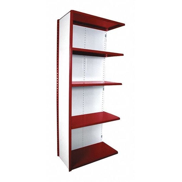 VGrip ShelveClsd Add 7Hx2Dx4W-w7 shl, RD, Width: 48
