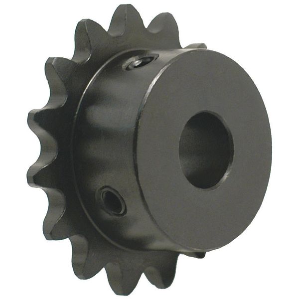 Finished Bore with Set Screws (No Keyway) Bore Roller Chain Sprocket, 41 Chain Size, 11 # of Teeth
