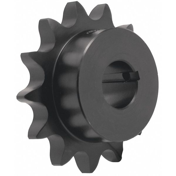 Finished Bore with Keyway & SS Bore Sprocket, 50 Chain Size, 1-3/16 Bore Dia., 18 # of Teeth