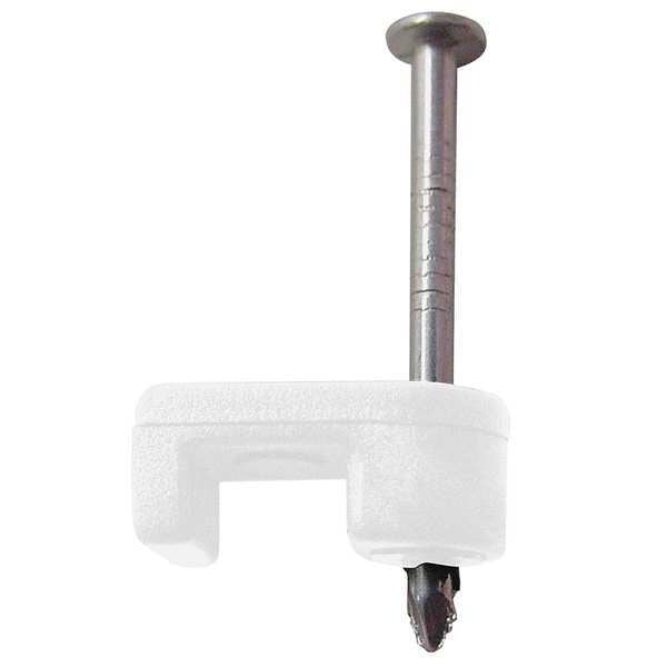 Staples, Light Duty, White, PK25