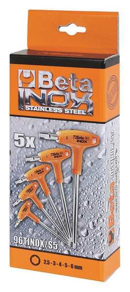5 Piece Metric Plain, Hex Key Set