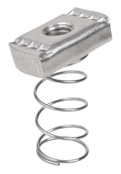 Spring Nut, 316 SS, 1/4 in