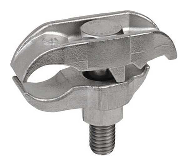 Parallel Beam Clamp, 1 in., 316 SS, Brite