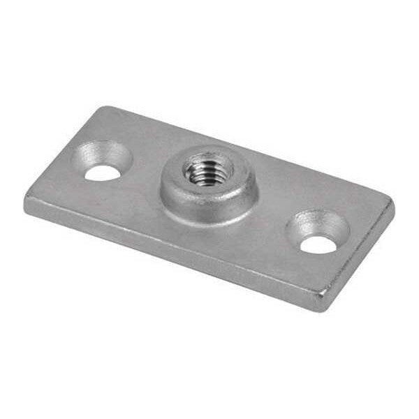 Split Ring Mounting Plate, 316 SS, 1/2 in