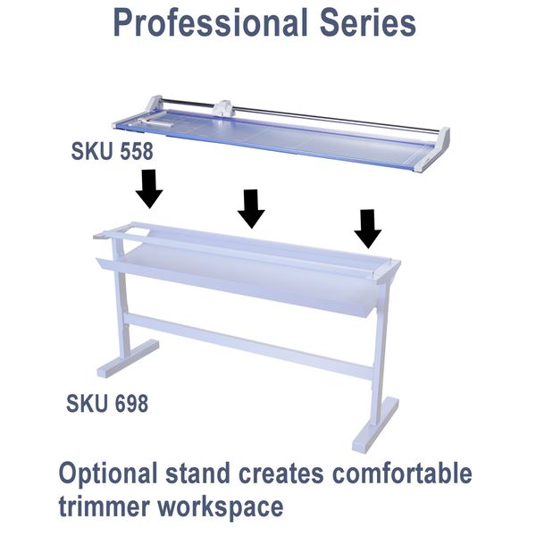 Professional Rolling Trimmer, 51-1/8in L