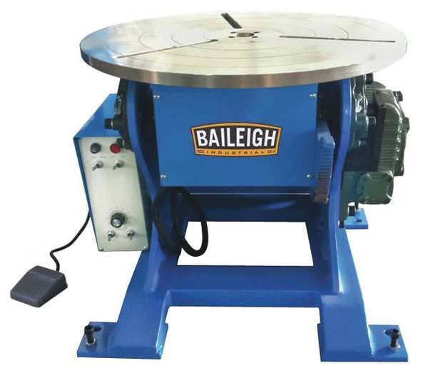 Welding Positioner, 19-1/2 in. dia, 550 lb
