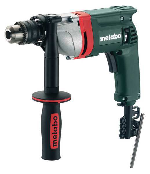 Electric Drill, 1/2 In, 0 to 650 rpm, 6.7A