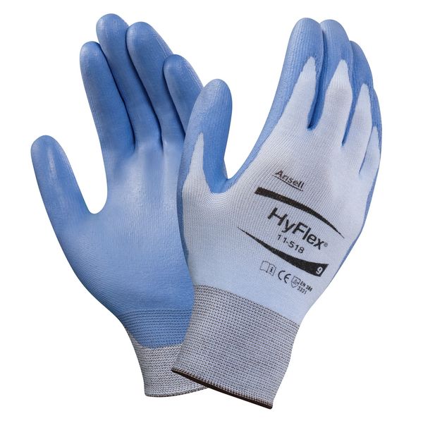 Cut Resistant Coated Gloves, A2 Cut Level, Polyurethane, XS, 1 PR