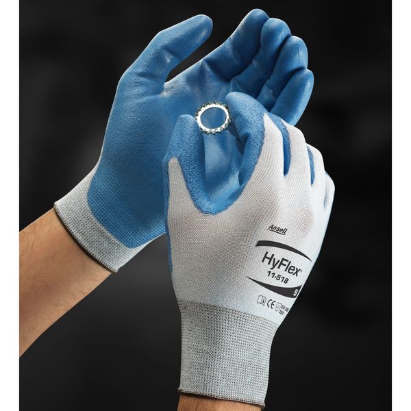 Cut Resistant Coated Gloves, A2 Cut Level, Polyurethane, XS, 1 PR