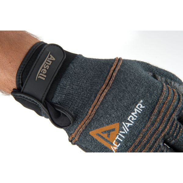 Cut Resistant Coated Gloves, A2 Cut Level, Nitrile, M, 1 PR