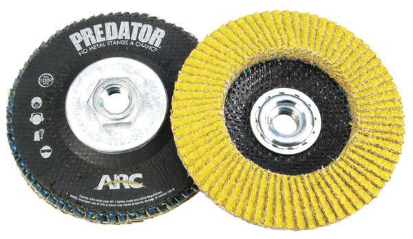 Sanding Disc, 4-1/2 In, 40 G, 7/8, PK10