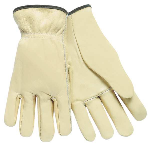 Driver Gloves, Cow Grain Lthr, Cream, XS, PR