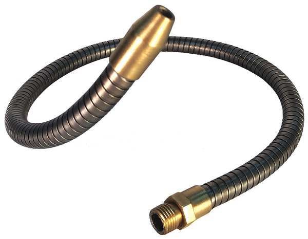 Coolant Hose, 1/4 in.Pipe, 6 in.L, Gray