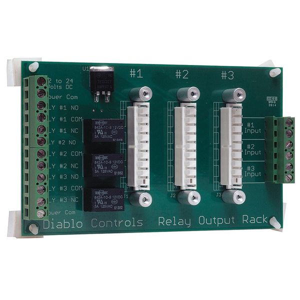 Triple Card Rack, with Relay