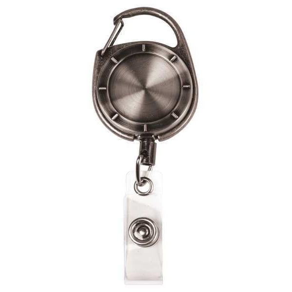 ID Card Retractor, Reel, 23 in. L, Gray