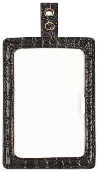 Badge Holder, Black, PK2