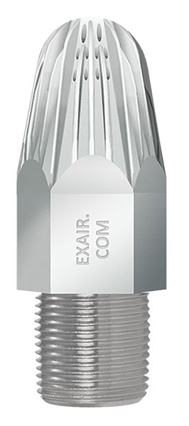 Nozzle, 3-1/2inL, 91scfm, 3/4in(M)NPT, Znc