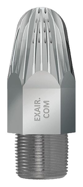 Nozzle, 4-3/16inL, 135scfm, 1in(F)NPT, Znc