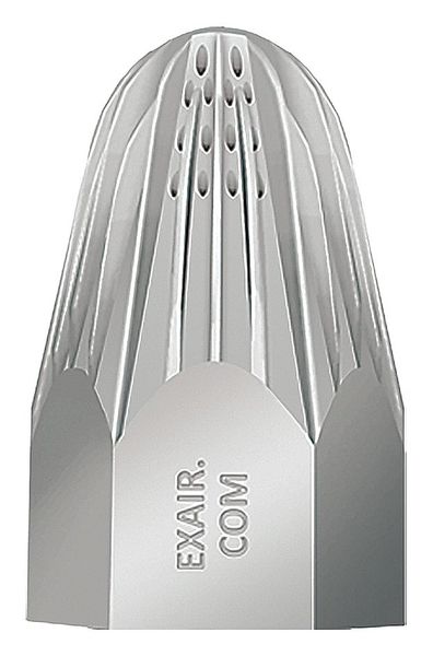 Nozle, 3-5/8inL, 188scfm, 1-1/4in(F)NPT, Znc