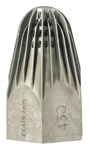 Nozle, 3-5/8inL, 460scfm, 1-1/4in(F)NPT, Znc