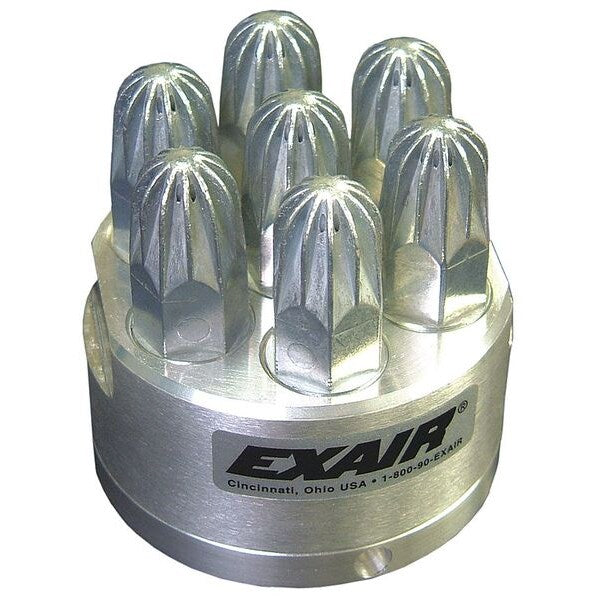 Nozzle, 2-3/4inL, 98scfm, 1/2in(F)NPT, Znc