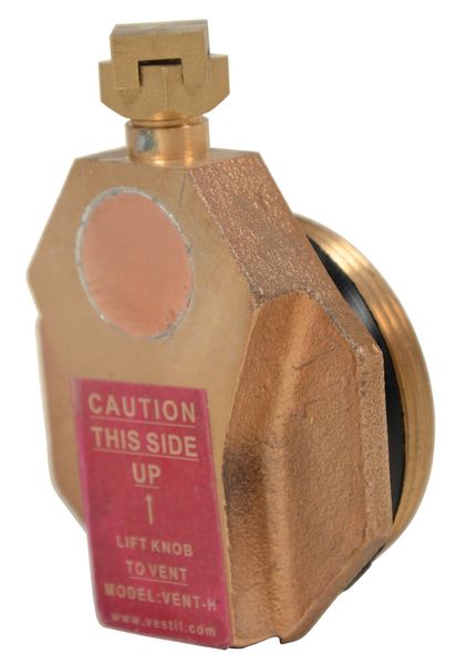Drum Safety Vent, Brass