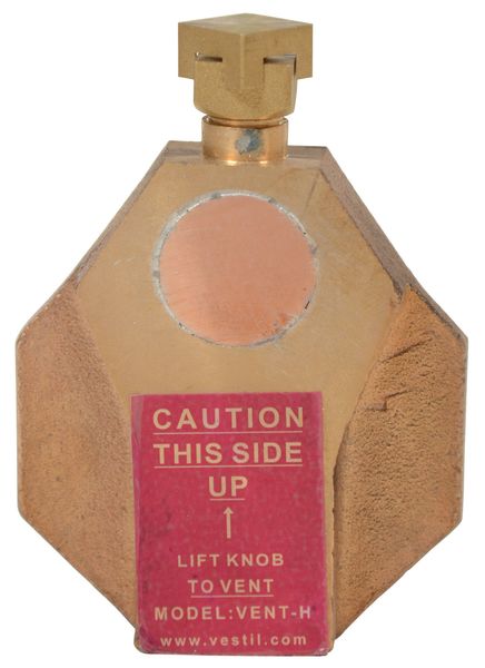 Drum Safety Vent, Brass