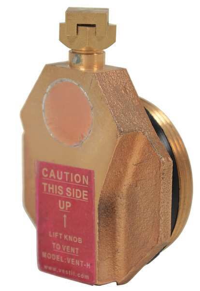 Drum Safety Vent, Brass