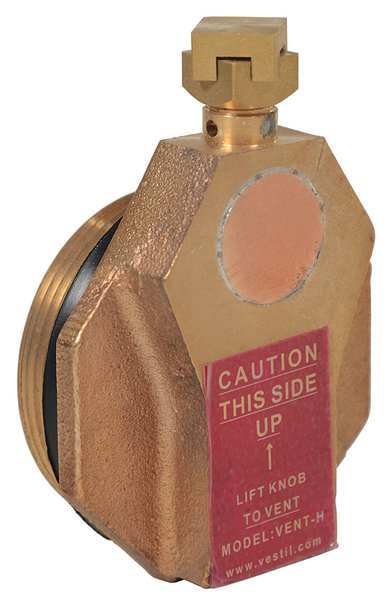 Drum Safety Vent, Brass