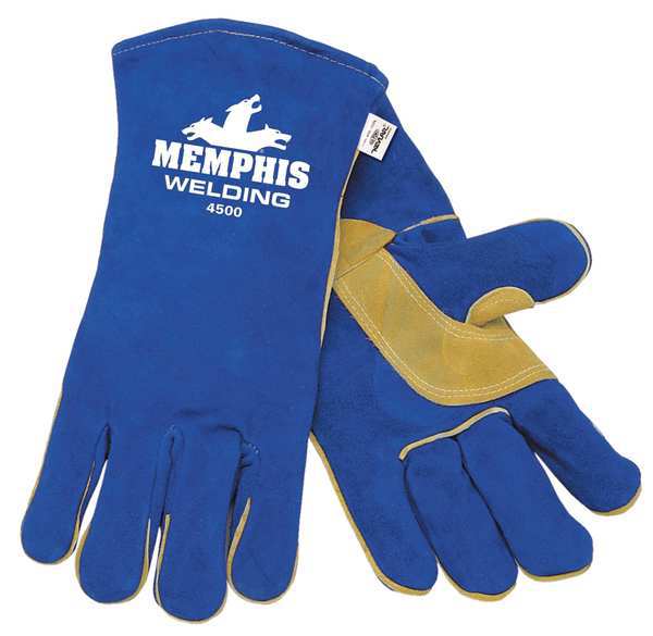 Welding Gloves, Cowhide Palm, M, PR