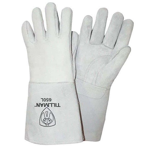 Stick Welding Gloves, Cowhide Palm, XL, PR